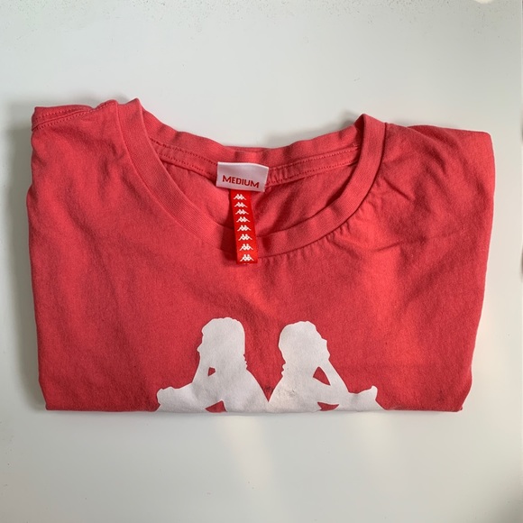 unisex salmon kappa tee - Picture 1 of 3